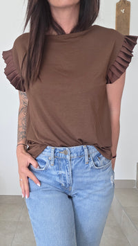 Top LAETI (marron & noir)