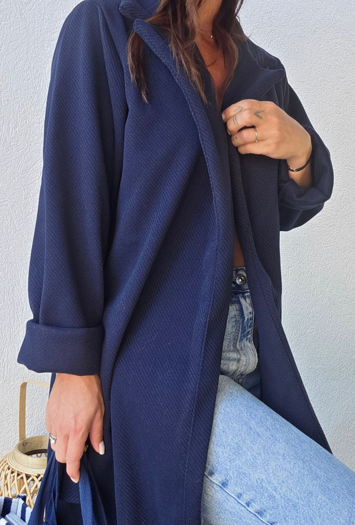 Manteau AMELIE Bleu Marine