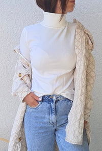 Pull CORALIE blanc