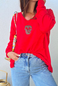 Pull léger MÉLANIE Rouge