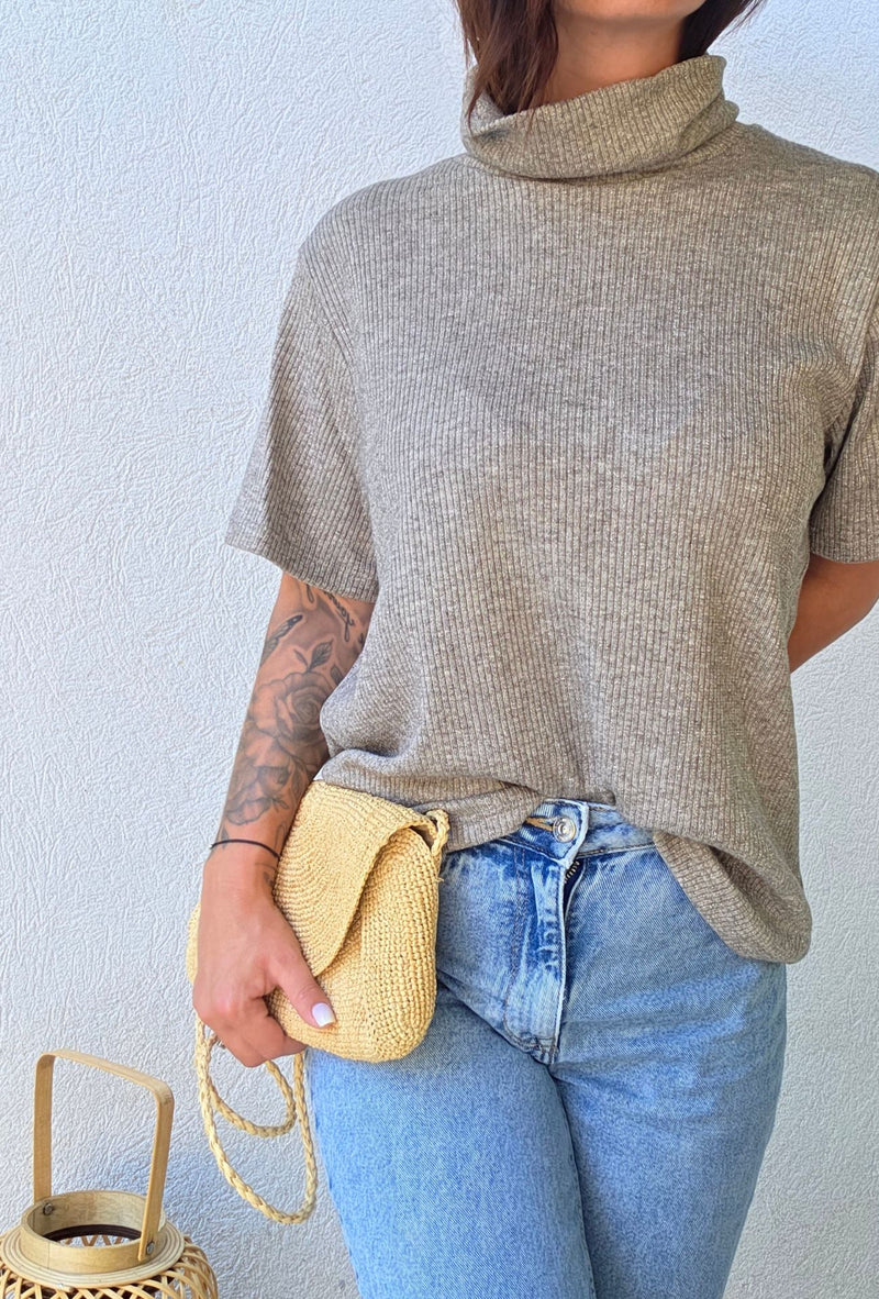 Pull KARINE taupe