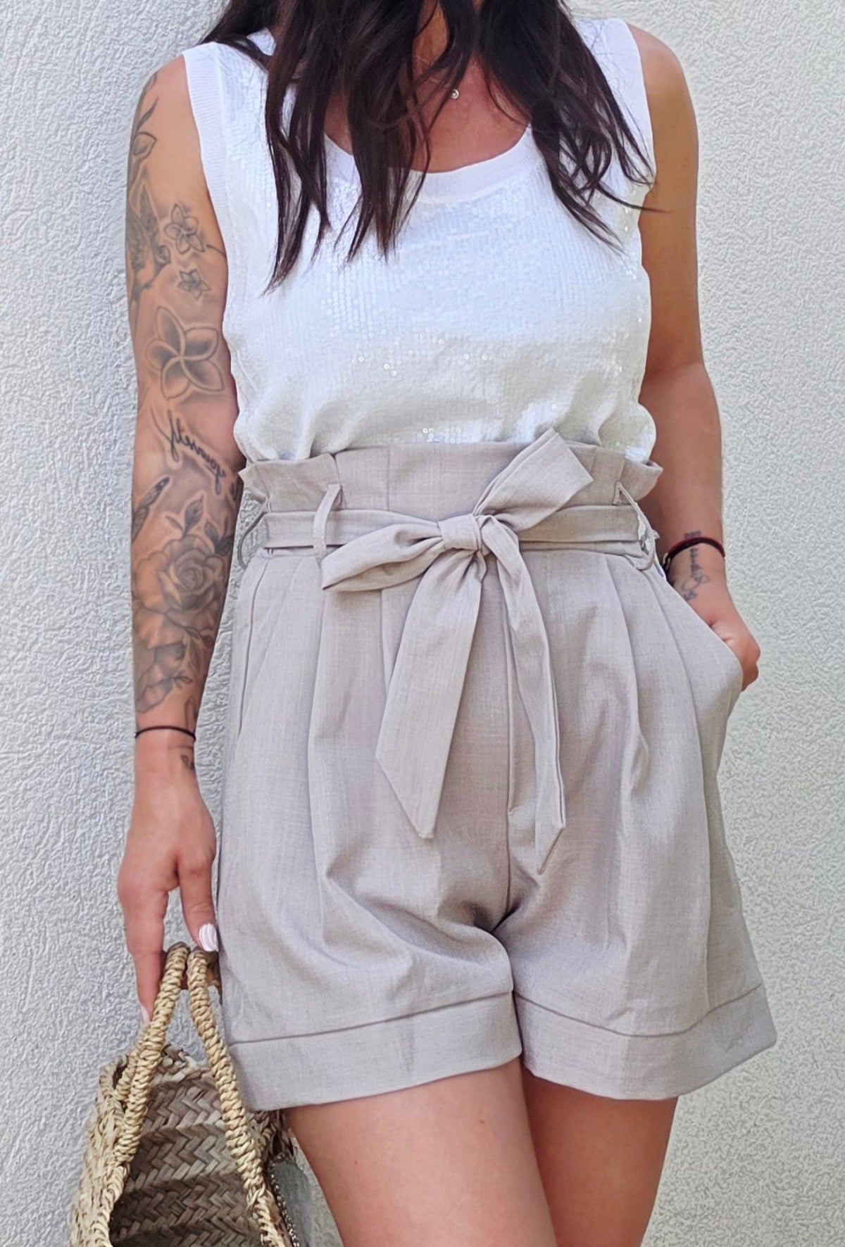 Short MANON beige