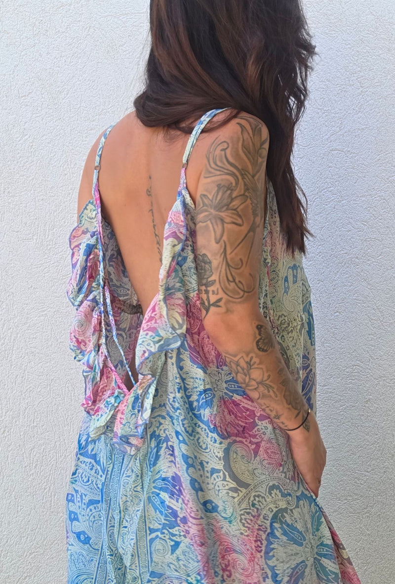 Robe VANESS – Bleu rose
