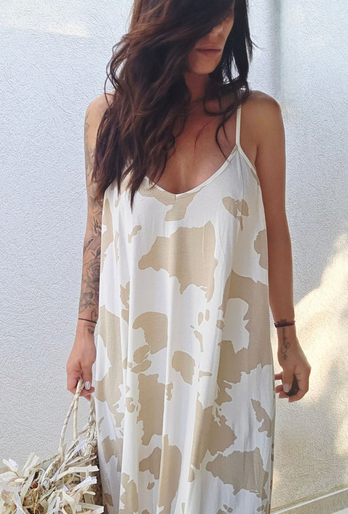 Robe KRIS – Blanc Beige