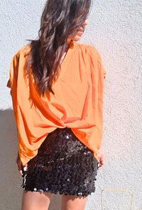 Jupe sequins MAYA noir