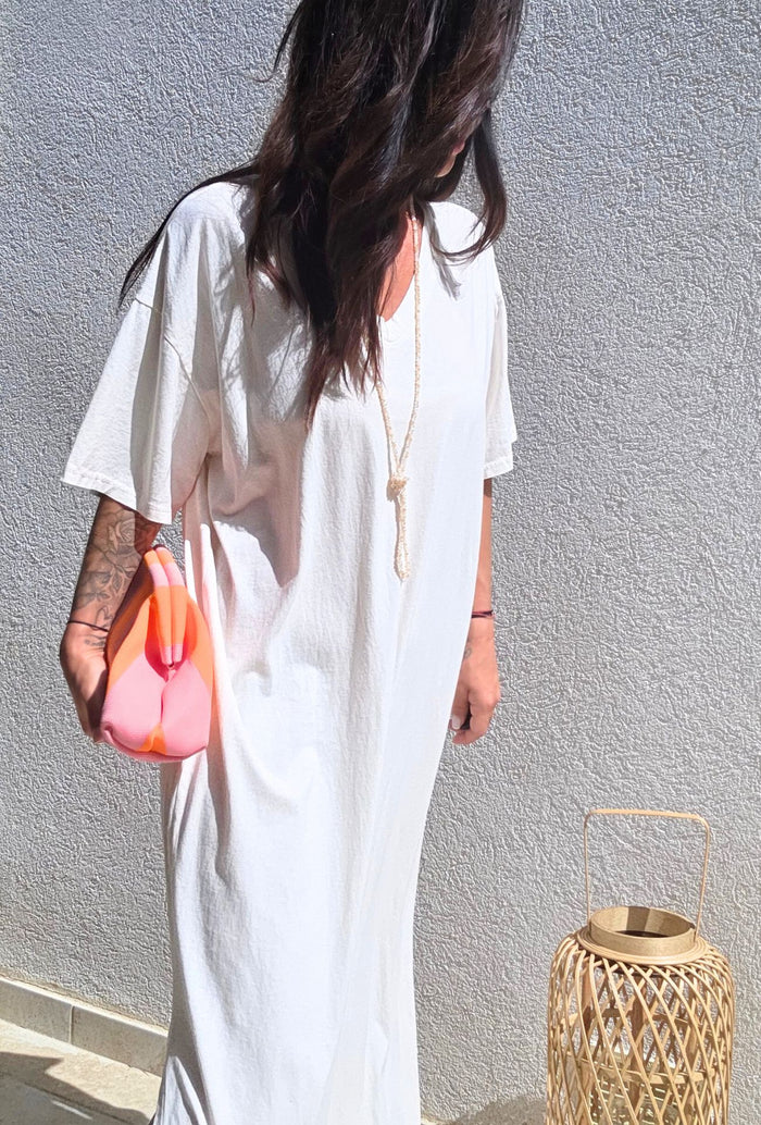 Robe OLIVIA blanc cassé