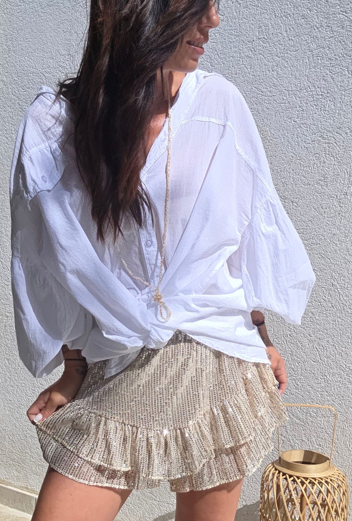 Jupe short sequins MARIA 