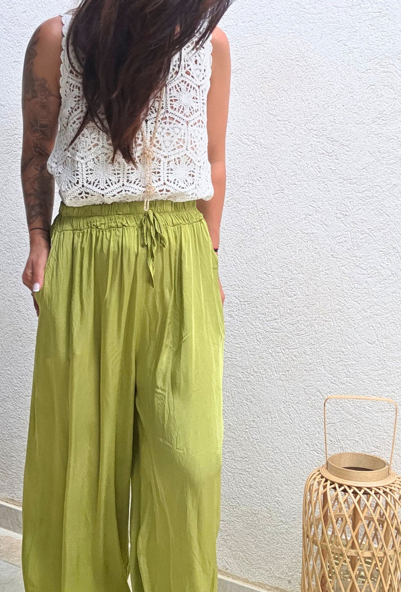 Pantalon TONY vert Olive