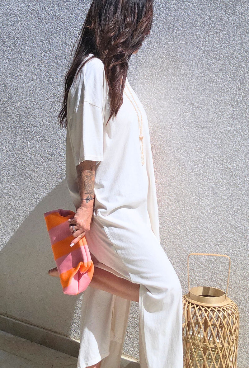 Robe OLIVIA blanc cassé