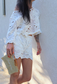 Short ALICIA blanc