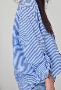 Chemise SOSO rayures bleu