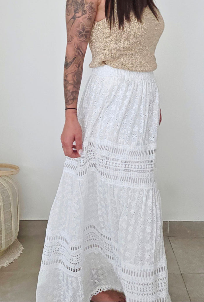 Jupe ALBA blanc