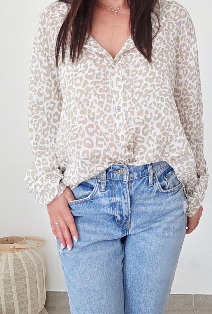 Chemise LEANA beige