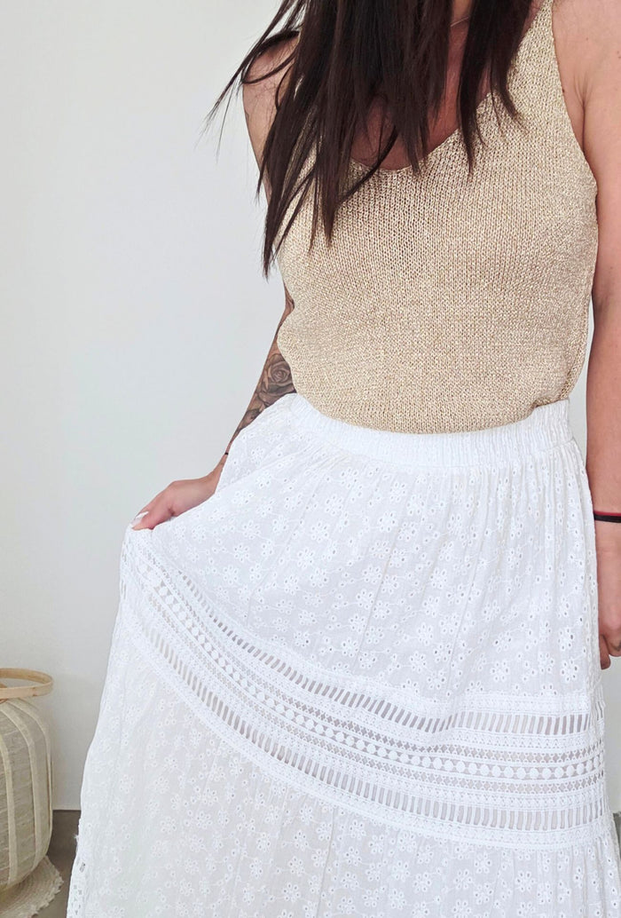 Jupe ALBA blanc