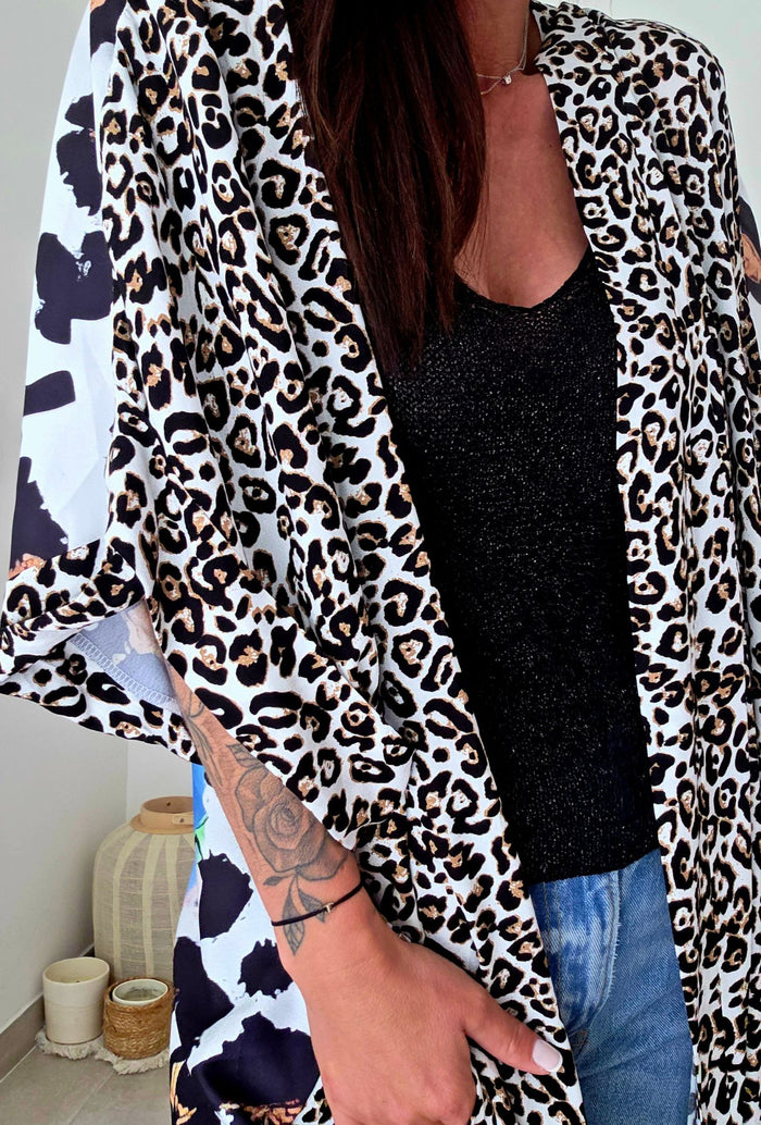 Kimono LOU Léopard