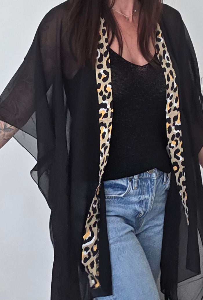 Gilet voile LEON noir