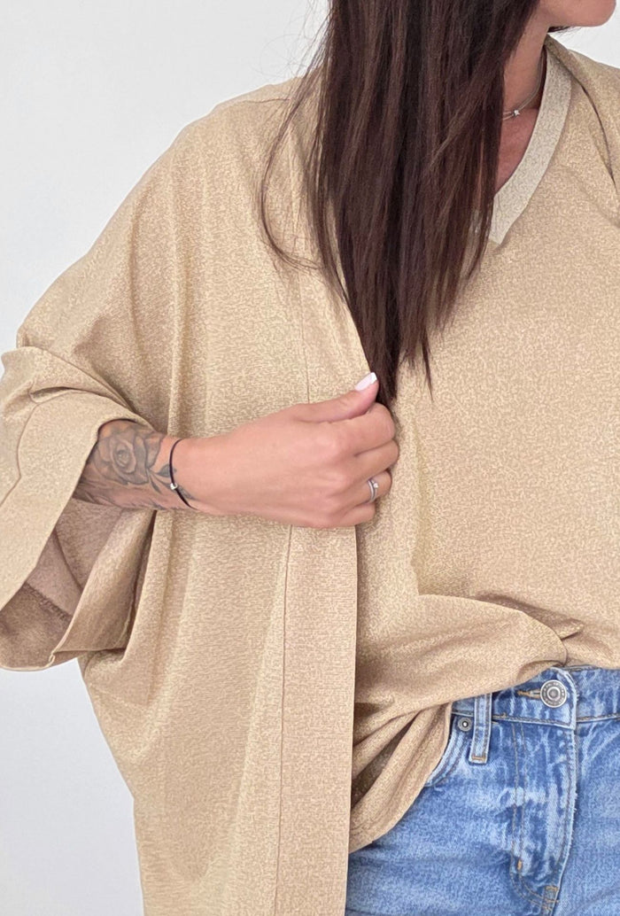 Gilet MAÏNA Doré