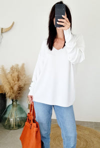 Pull léger EMY - Blanc