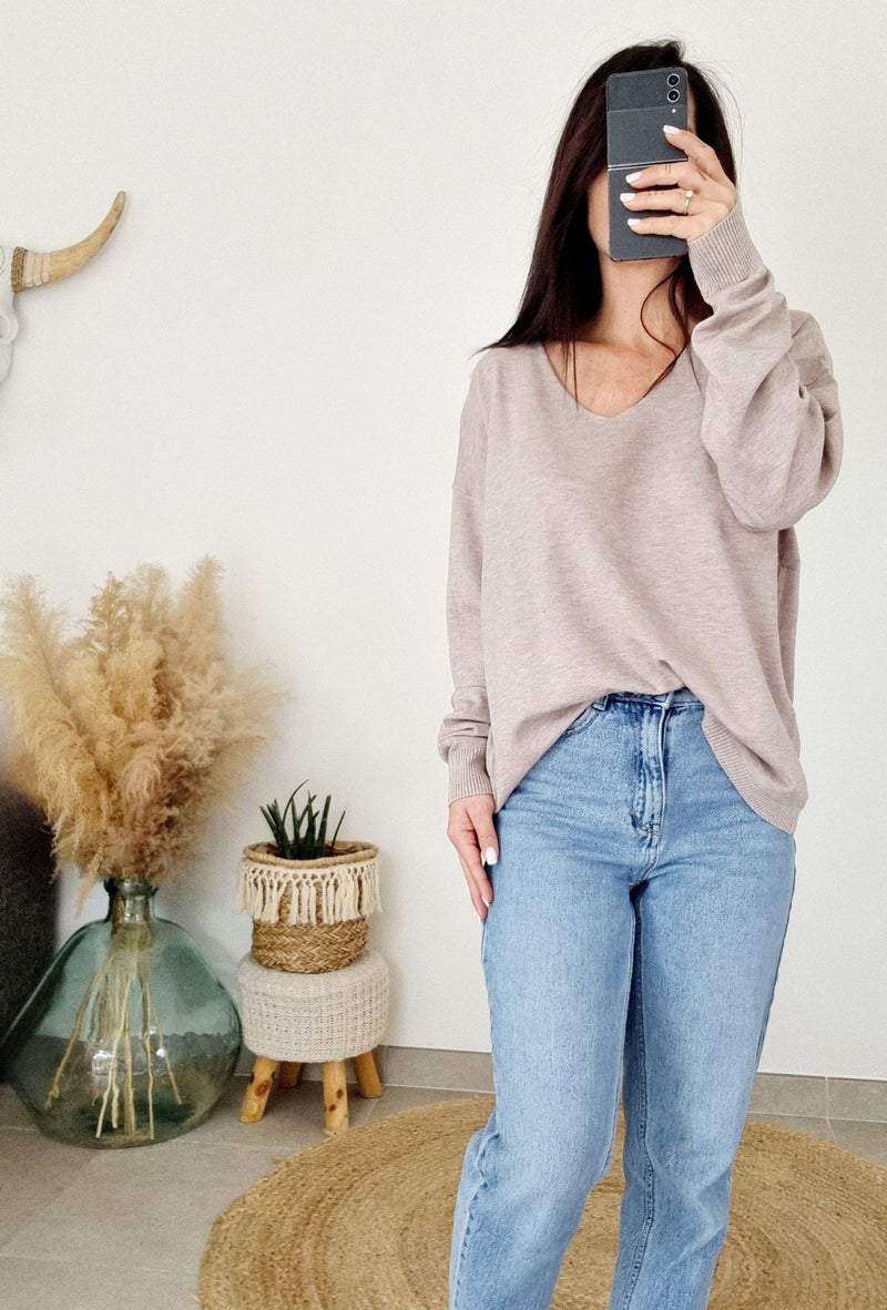 Pull léger EMY - Beige