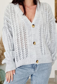 Gilet ELYSE gris clair