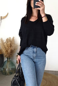 Pull léger EMY - Noir