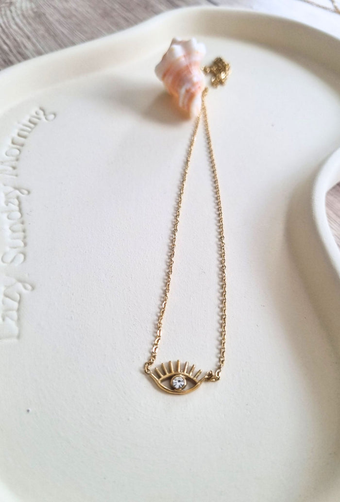 Collier EYE Doré
