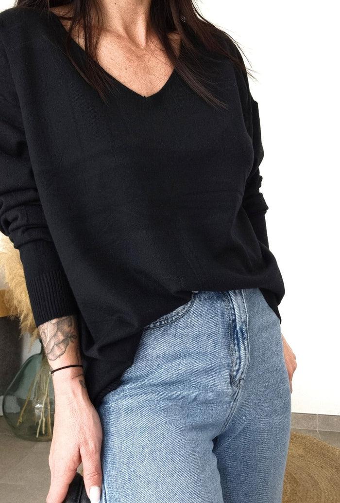 Pull léger EMY - Noir