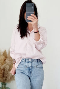 Chemise SOSO rayures rose