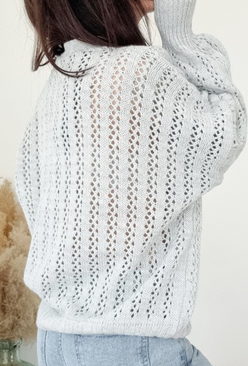 Gilet ELYSE gris clair