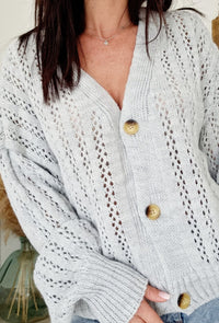 Gilet ELYSE gris clair