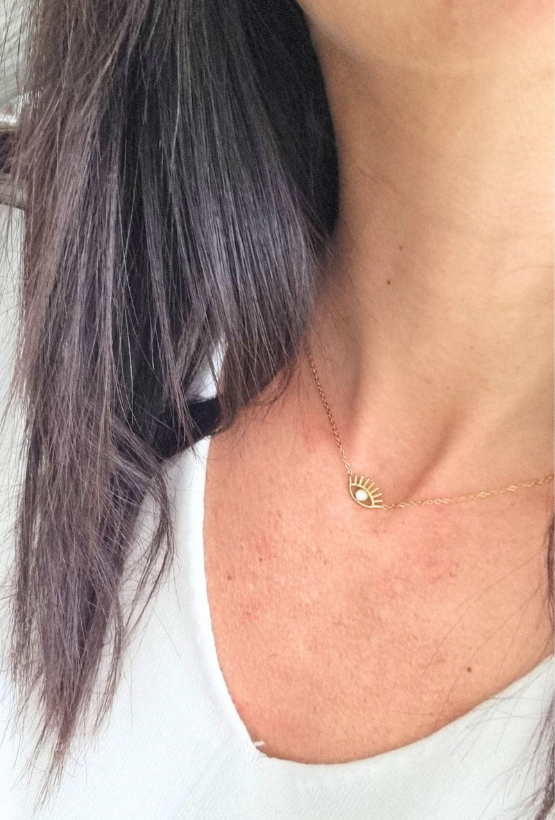 Collier EYE Doré