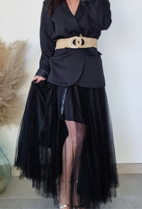 Jupe tulle EVA noir