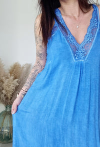 Robe Ines bleu