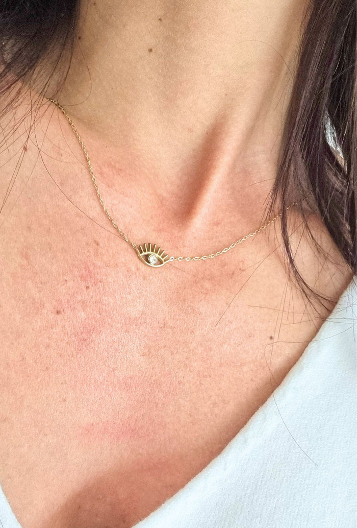 Collier EYE Doré