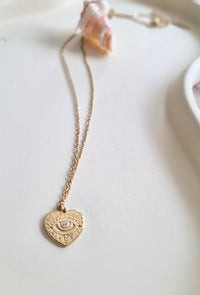 Collier EYE LOVE Doré 