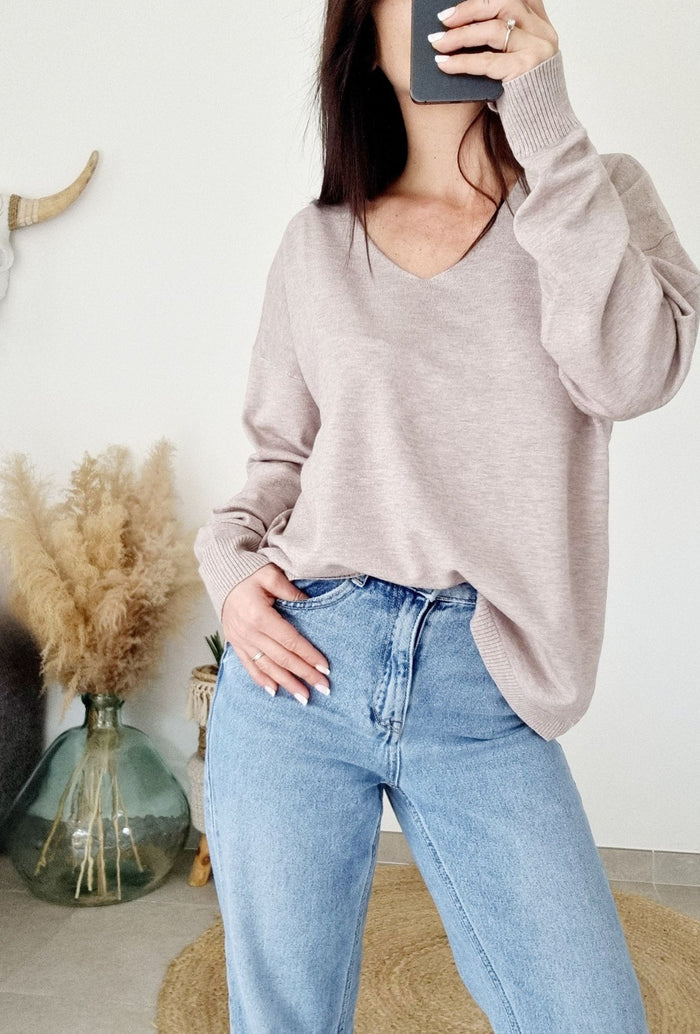 Pull léger EMY - Beige