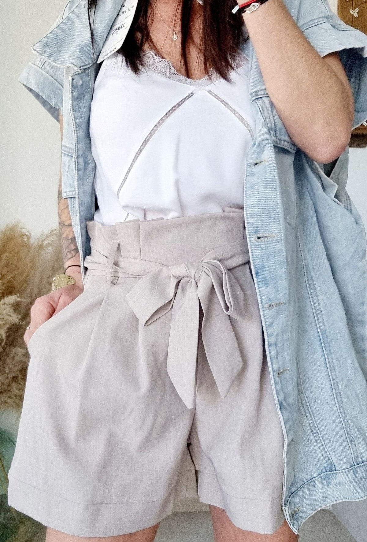 Short MANON beige