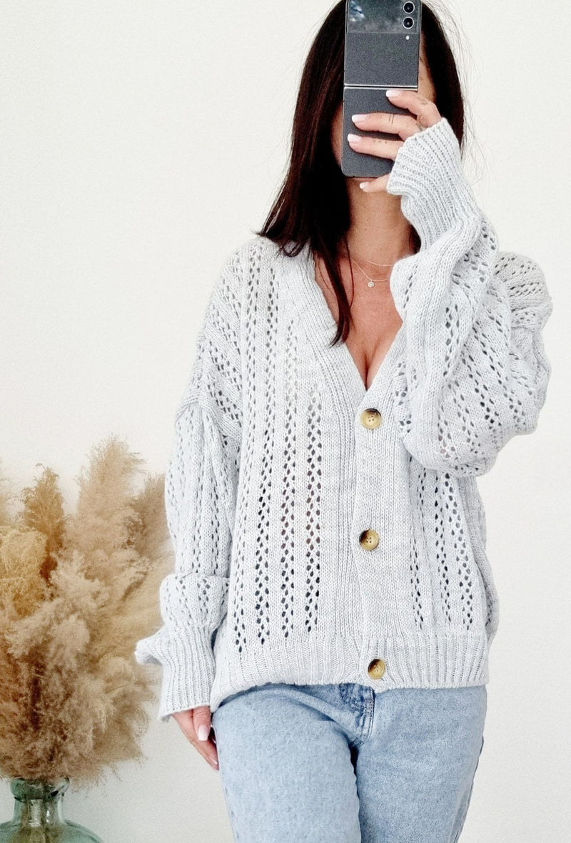 Gilet ELYSE gris clair