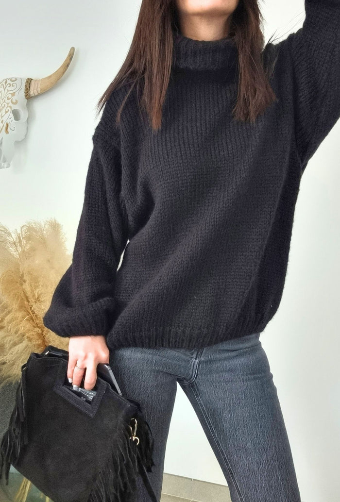 Pull AMANDINE noir