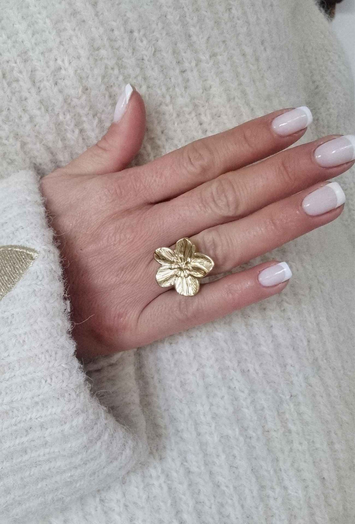 Bague Flower doré