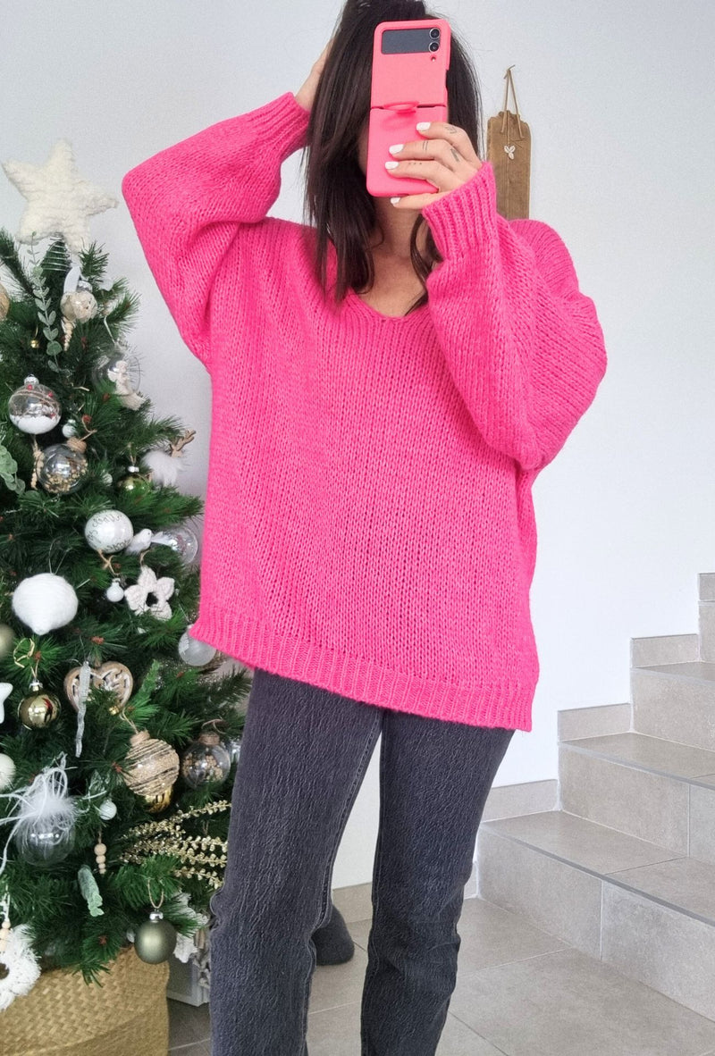 Pull CHARLINE Rose Fushia