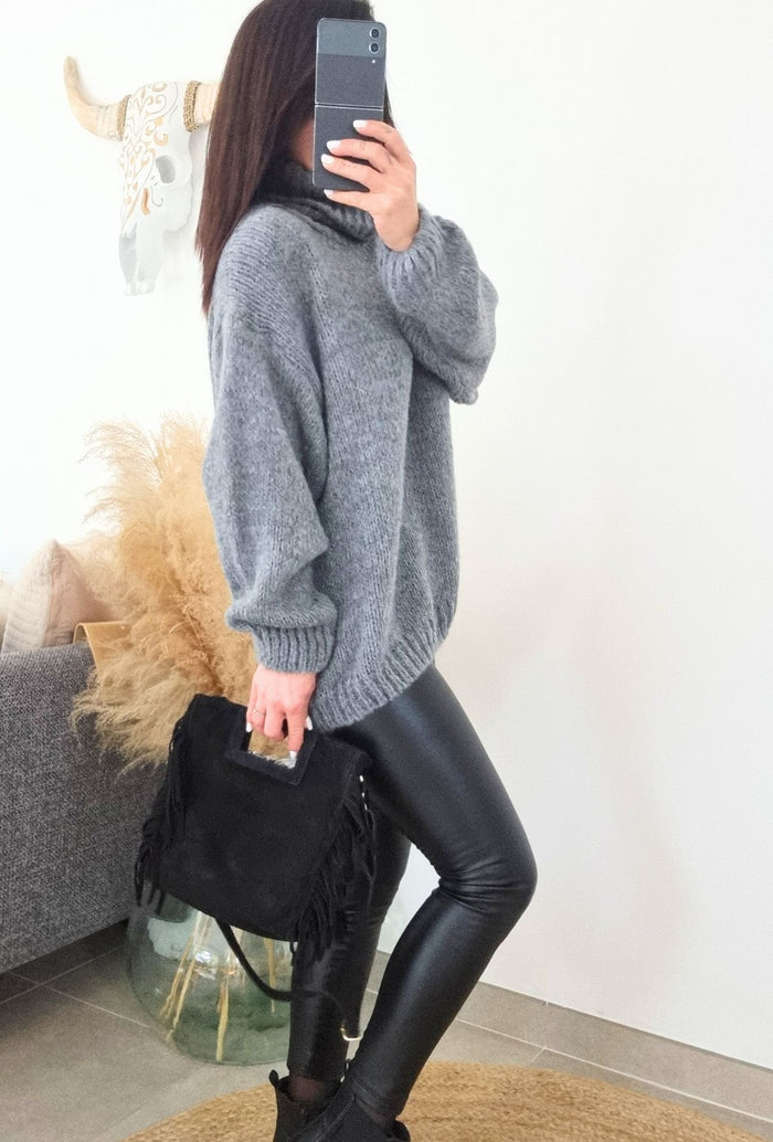 Pull AMANDINE gris