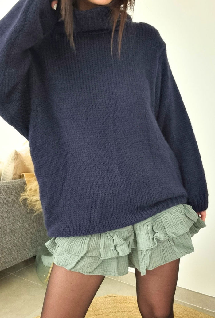 Pull AMANDINE bleu marine