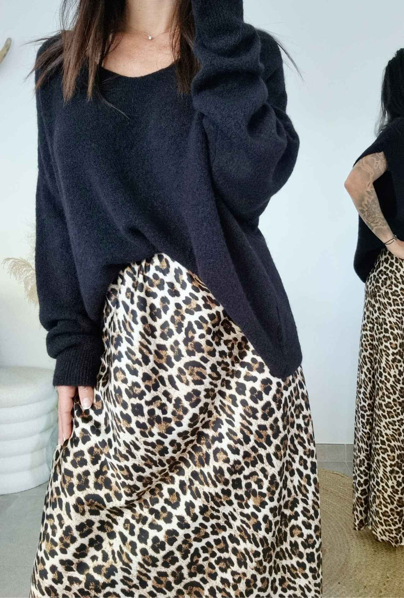 Jupe Ania léopard