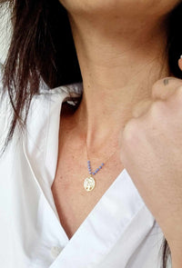 Collier LYDI Bleu