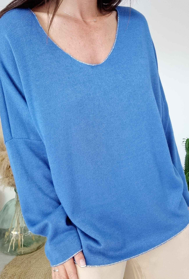 Pull MIGUEL bleu