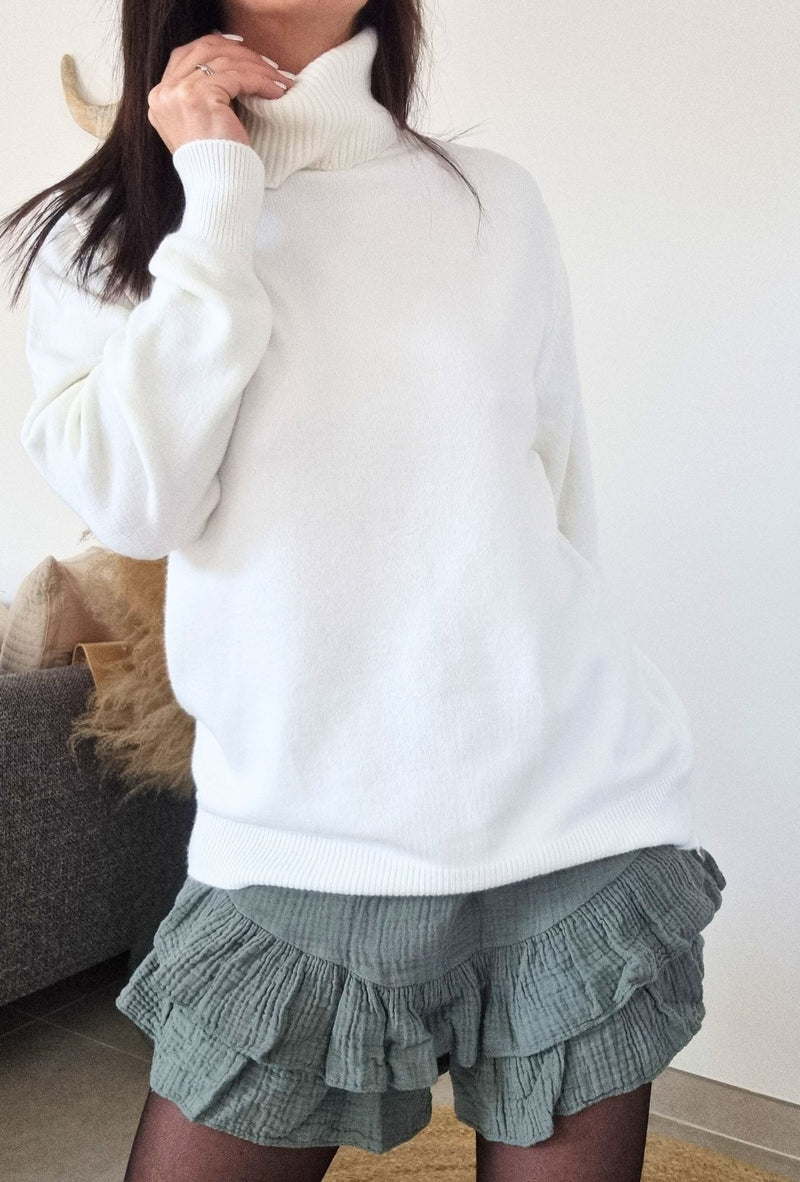Pull CORALIE blanc