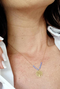 Collier LYDI Bleu