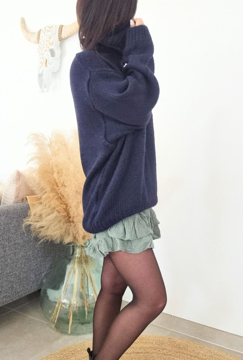 Pull AMANDINE bleu marine