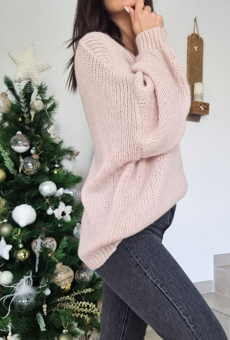Pull CHARLINE Rose poudré